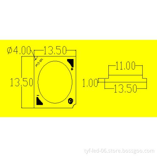 LM80 Top Bridgleux 3W 5W 7W 10W 12W 15W 20W 24W 30W 50W COB LED